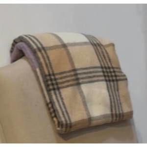 NEW PRETTY PERSUASIONS women's fall plaid scarf in brown plaid